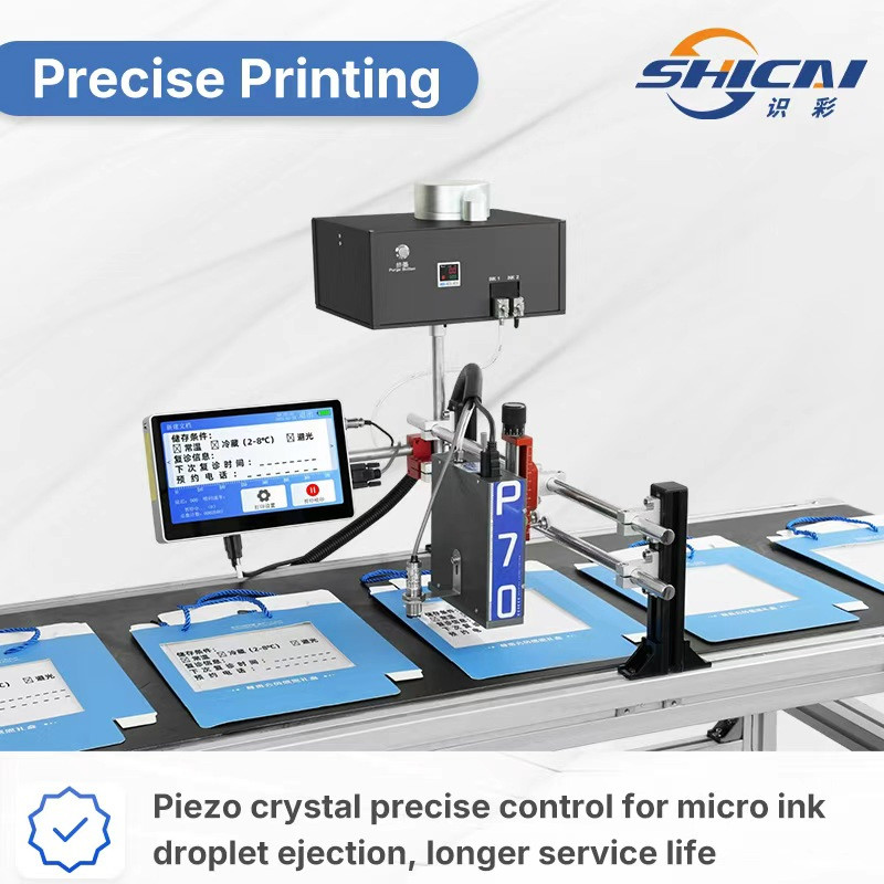 Automatic Large Character Inkjet 7cm Piezoelectric Without conveyor