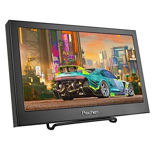 Prechen Portable HDMI Monitor 13.3 inch 1920x1080HDMI VGA Gaming Monitor for PS3
