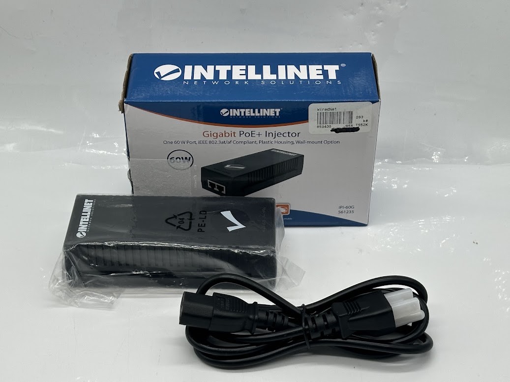 Intellinet Gigabit 60Watt Ultra 1 Port PoE Injector
