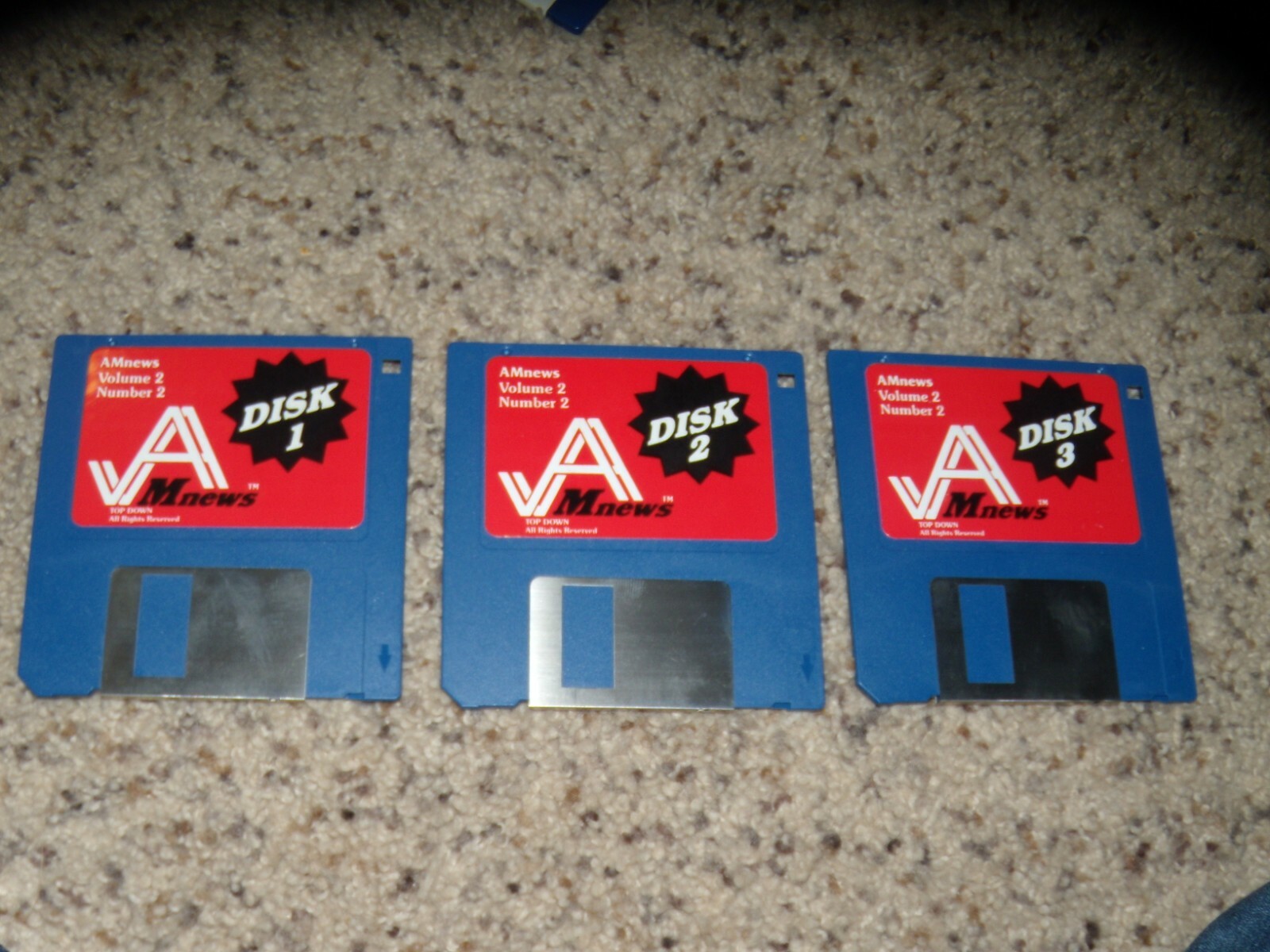 AMnews Commodore Amiga program on 3.5" disks