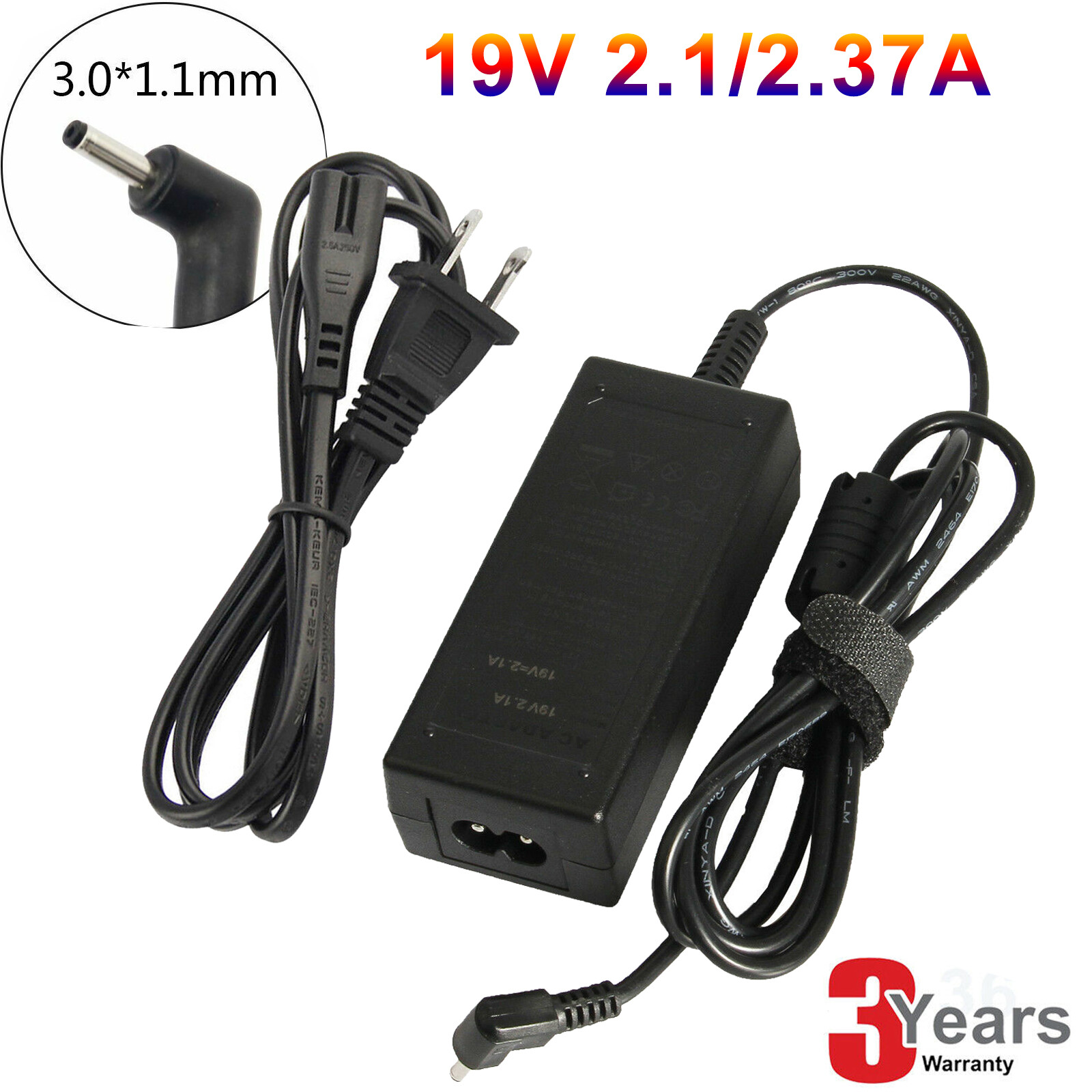 AC Adapter Charger Power For Acer PA-1450-26AL ADP-45HE B A13-045N2A 3.0mm