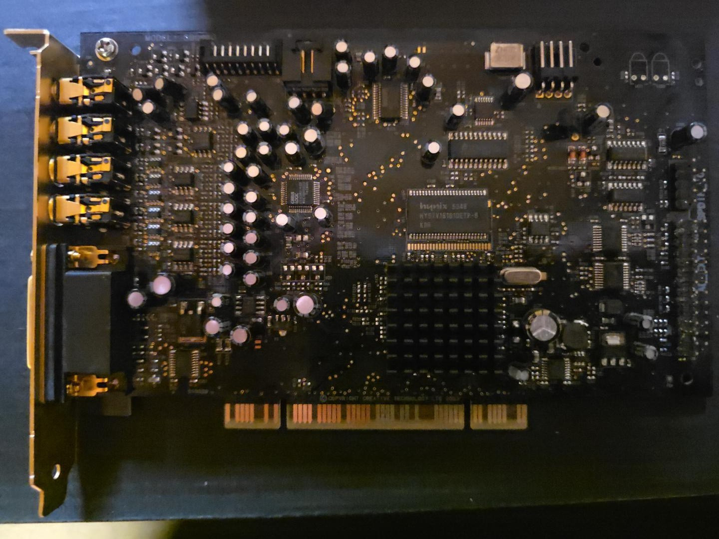 Creative Sound Blaster X-Fi SB0460 PCI Sound Card SB0250 I/O Panel 2 Cables