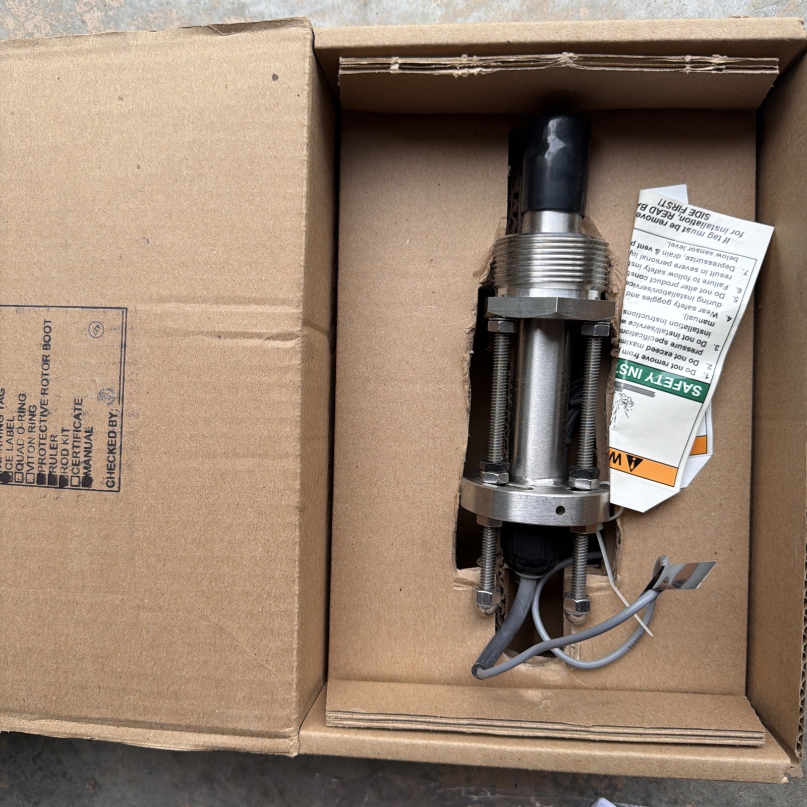 1PCS NEW +GF+ 3-2540-1 Flowmeter Sensor Stainless Steel316 1.5 TU NPT Open Box