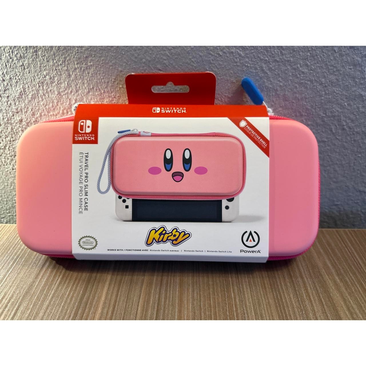 Kirby Power PowerA Slim Travel Pro Case for Nintendo Switch
