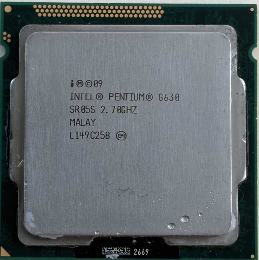 Intel Pentium Dual-Core G630 SR05S 2.70GHz 3MB LGA 1155 Desktop CPU