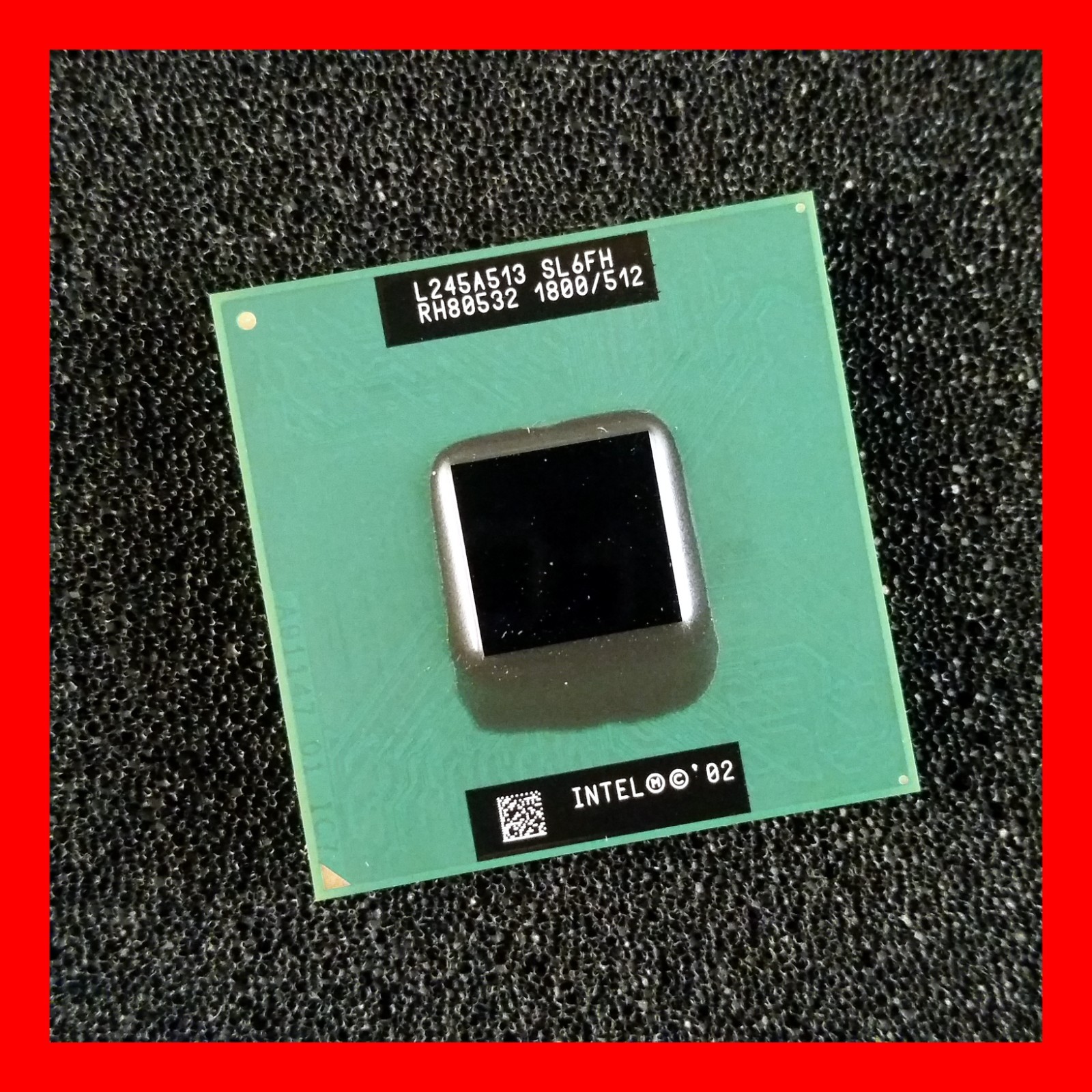 Intel Pentium M CPU 1.8 GHz 400 MHz FSB Processor SL6FH Socket 478 1800 MHz 512K