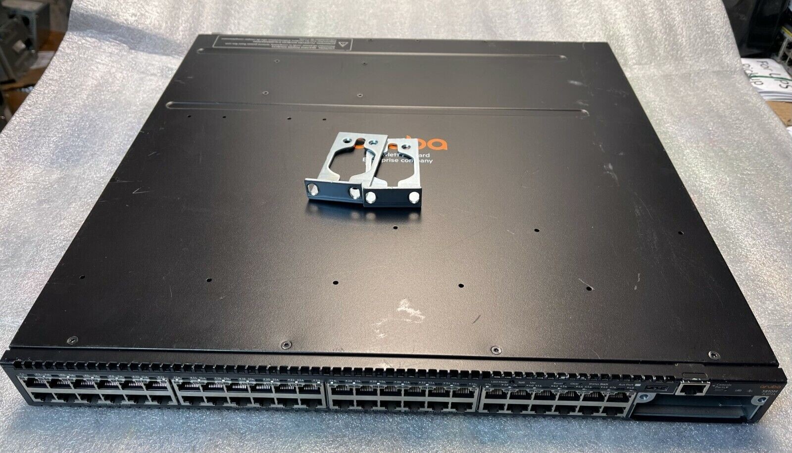 HPE Aruba JL072A 3810M 48G 1-Slot Switch w/ Rackears No Power supply included