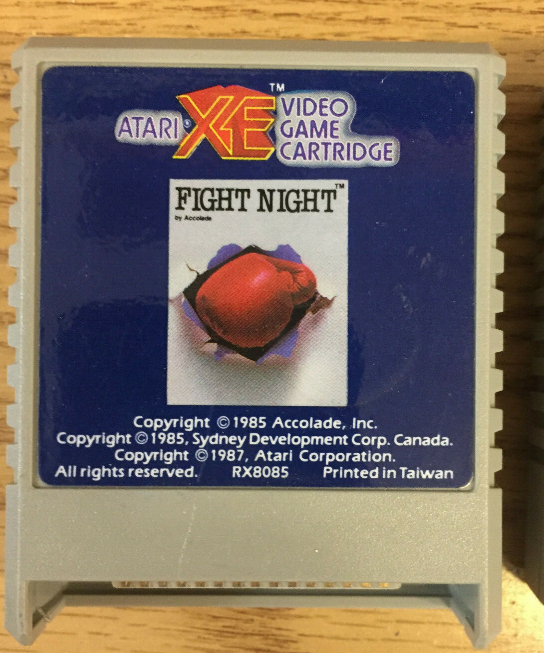 FIGHT NIGHT Cartridge Atari  64K XL/XE  Cart NO Box