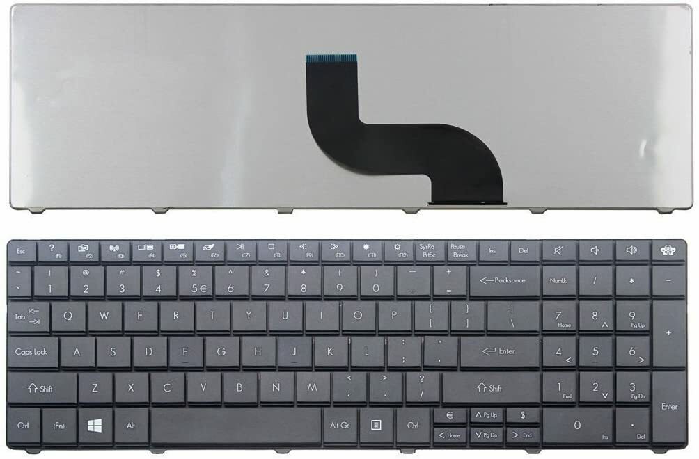 New Laptop Keyboard for Gateway Q5WTC Z5WT1 V5WT2 US Layout Black Color