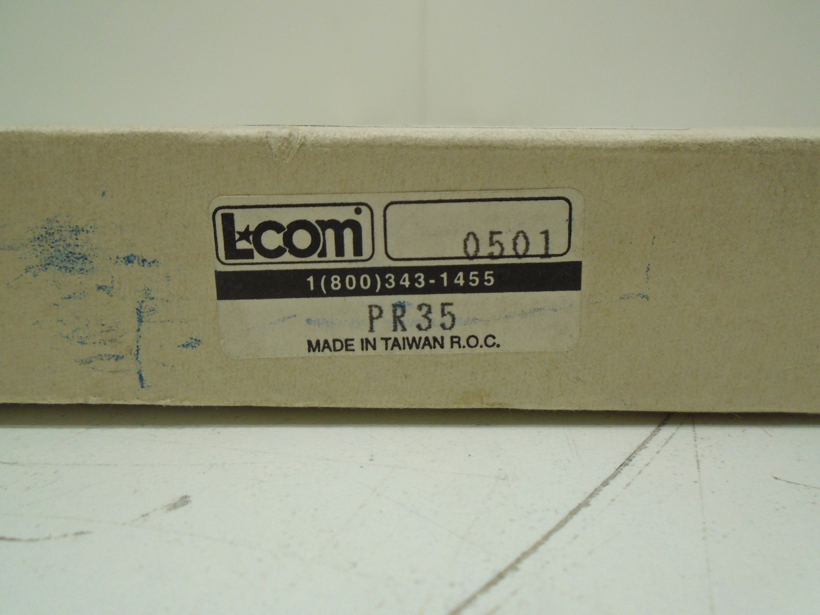 *NEW* L-COM CONNECTIVITY PR35 PANEL 3-1/2" BLANK STEEL