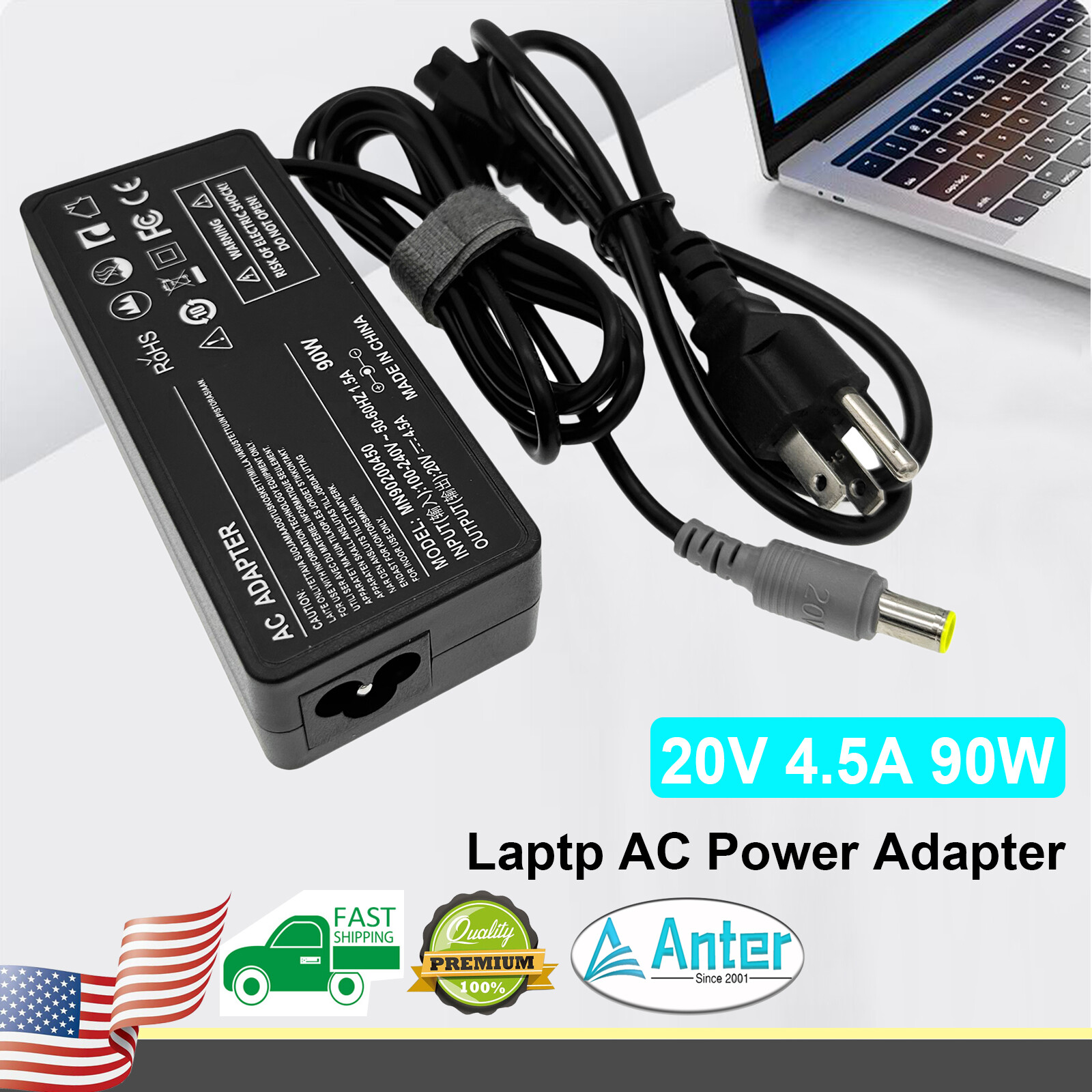 90W AC Adapter Battery Charger Power for IBM Lenovo ThinkPad T430u Twist S230u