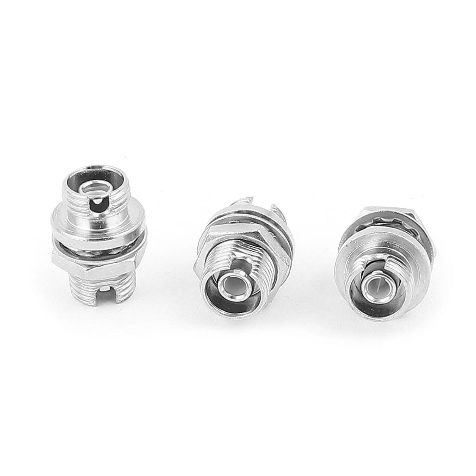 3 Pcs Small D type FC-FC Fibre Coupler Flange Connectors Optical Fiber Adapters