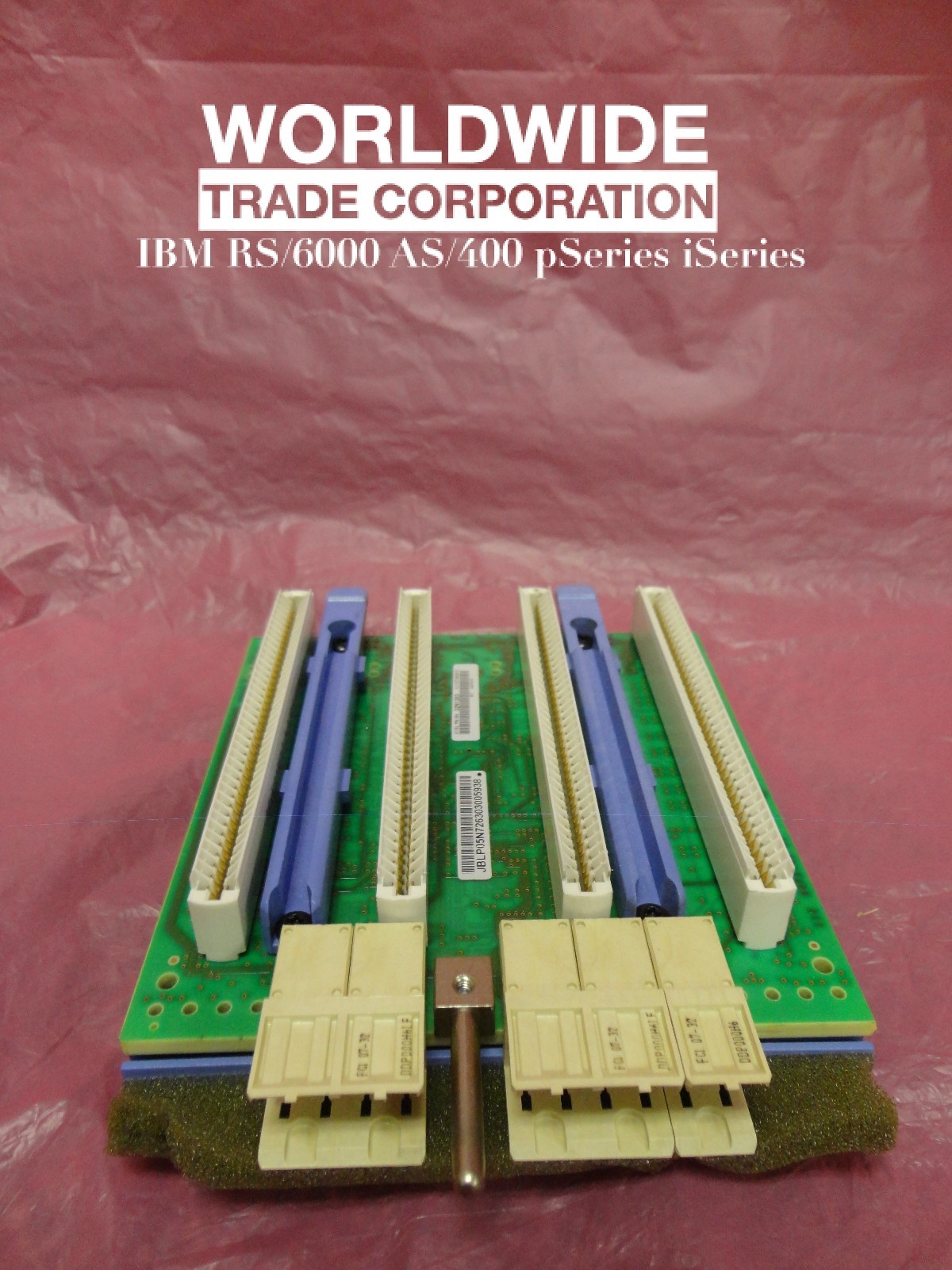 IBM 32N1203 6574 28D2 Ultra320 SCSI 4-Pack Disk Drive Backplane pSeries