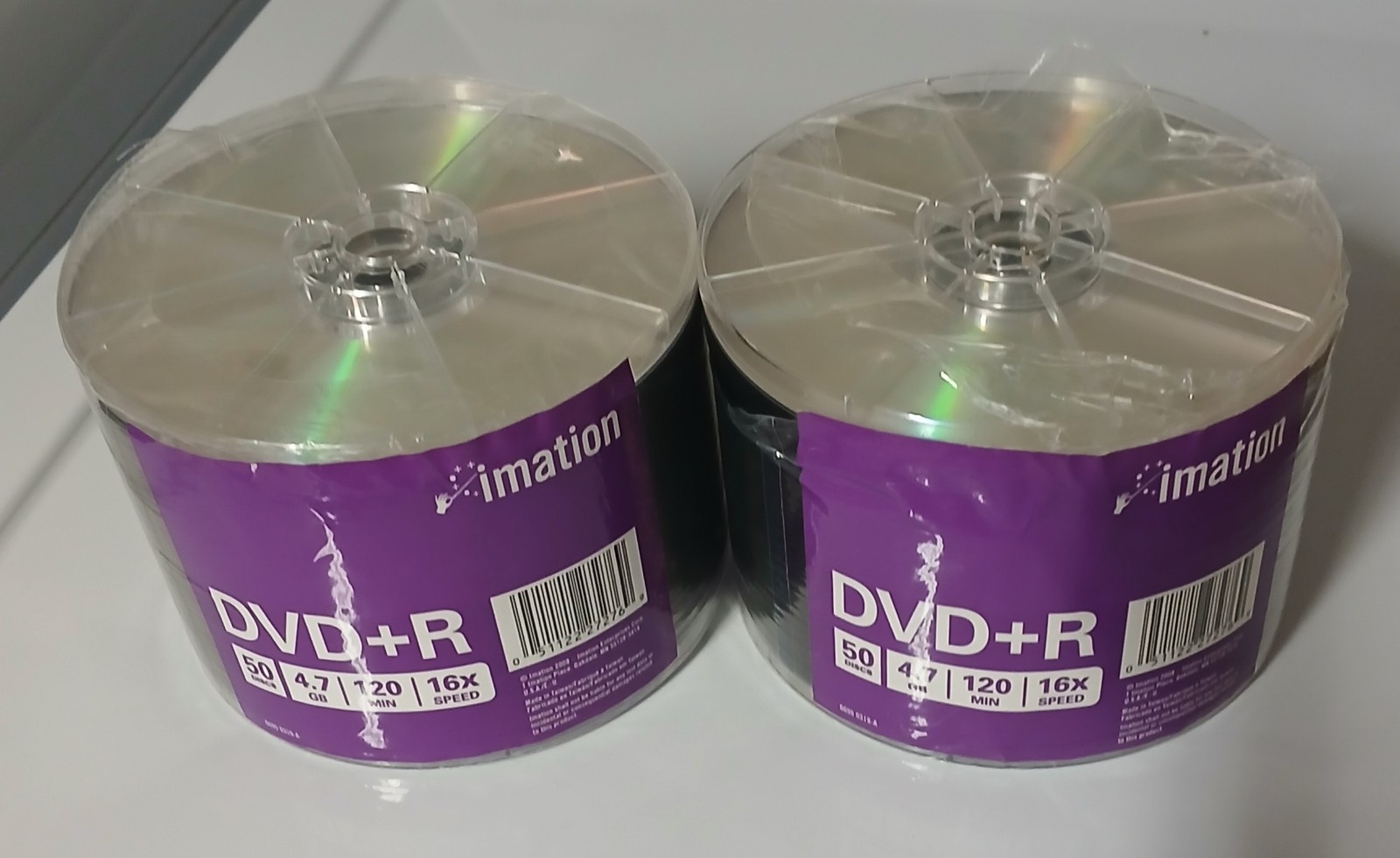 Imation DVD+R 50 Discs 16x Speed 2 Packs