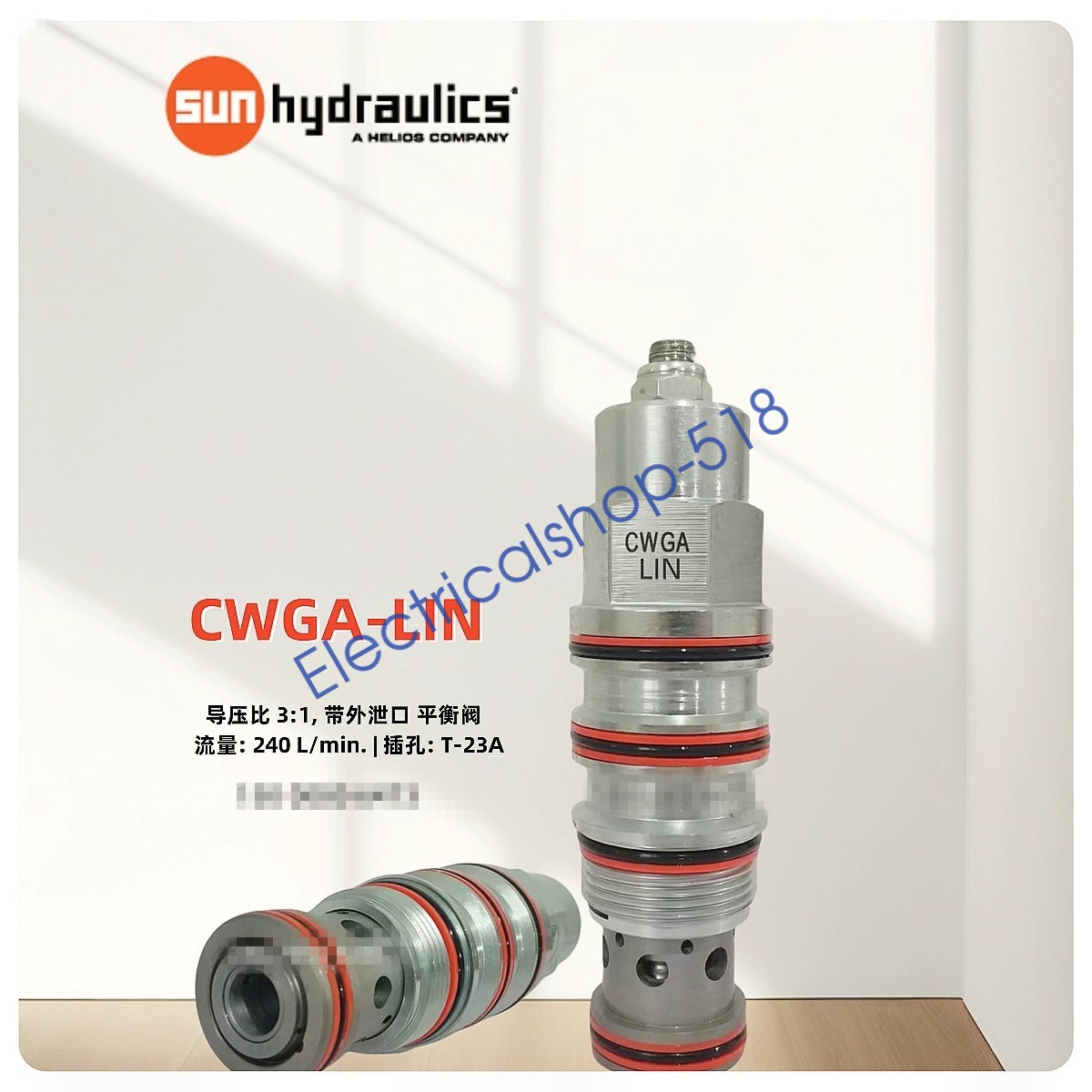 1pcs Sun Hydraulics Cartridge Valve CWGA-LIN  Balancing valve DHL/FedEx