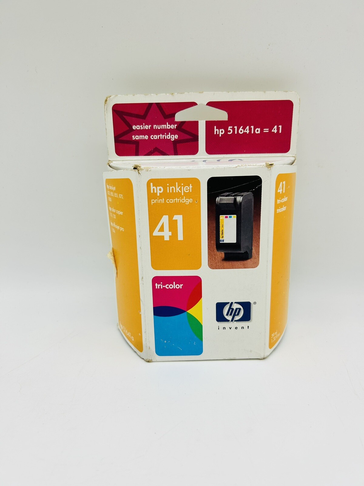 HP 41 Invent Ink Cartridge Tri Color Open Box HP 51641a