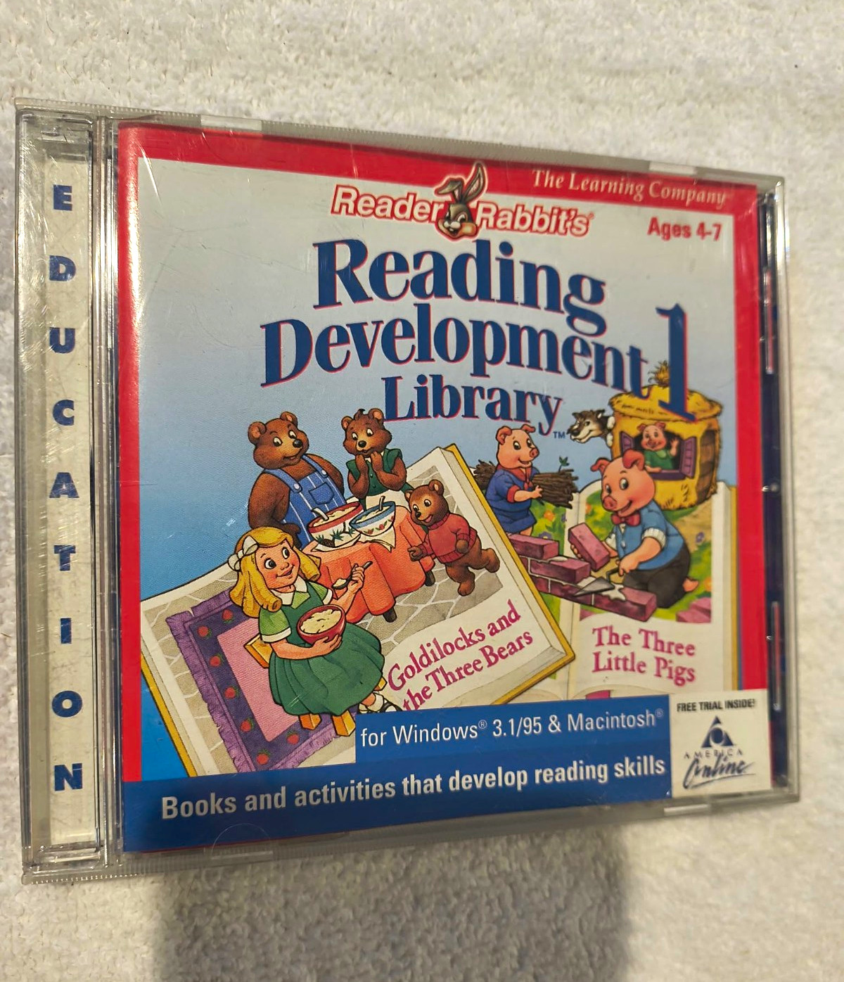 The Learning Company Reader Rabbit Reading Dev Library 1 CD Win/Mac