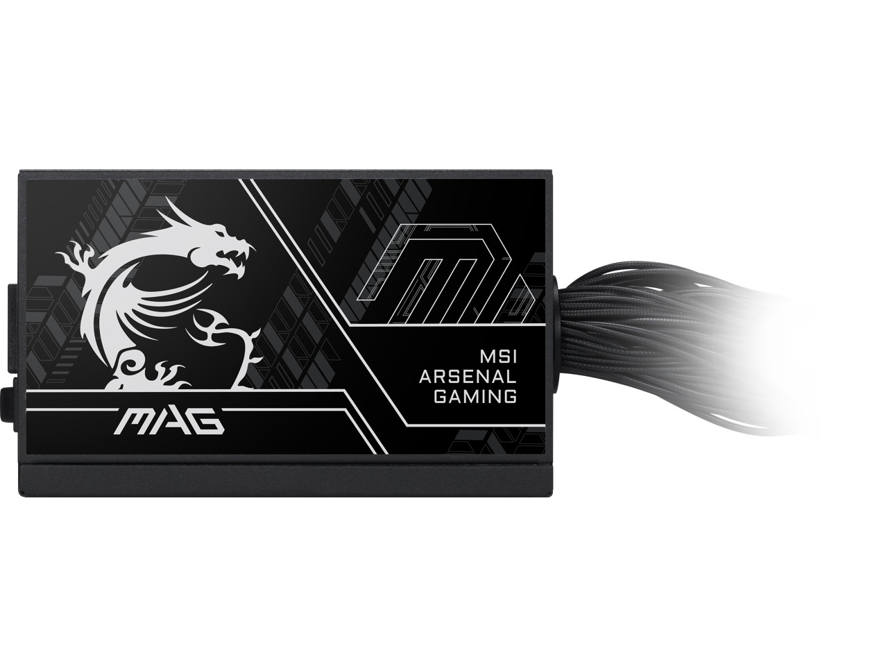 MSI MAG A650BN PCIE5, Non-Modular Compact Gaming 650W Power Supply, 80+ Bronze,