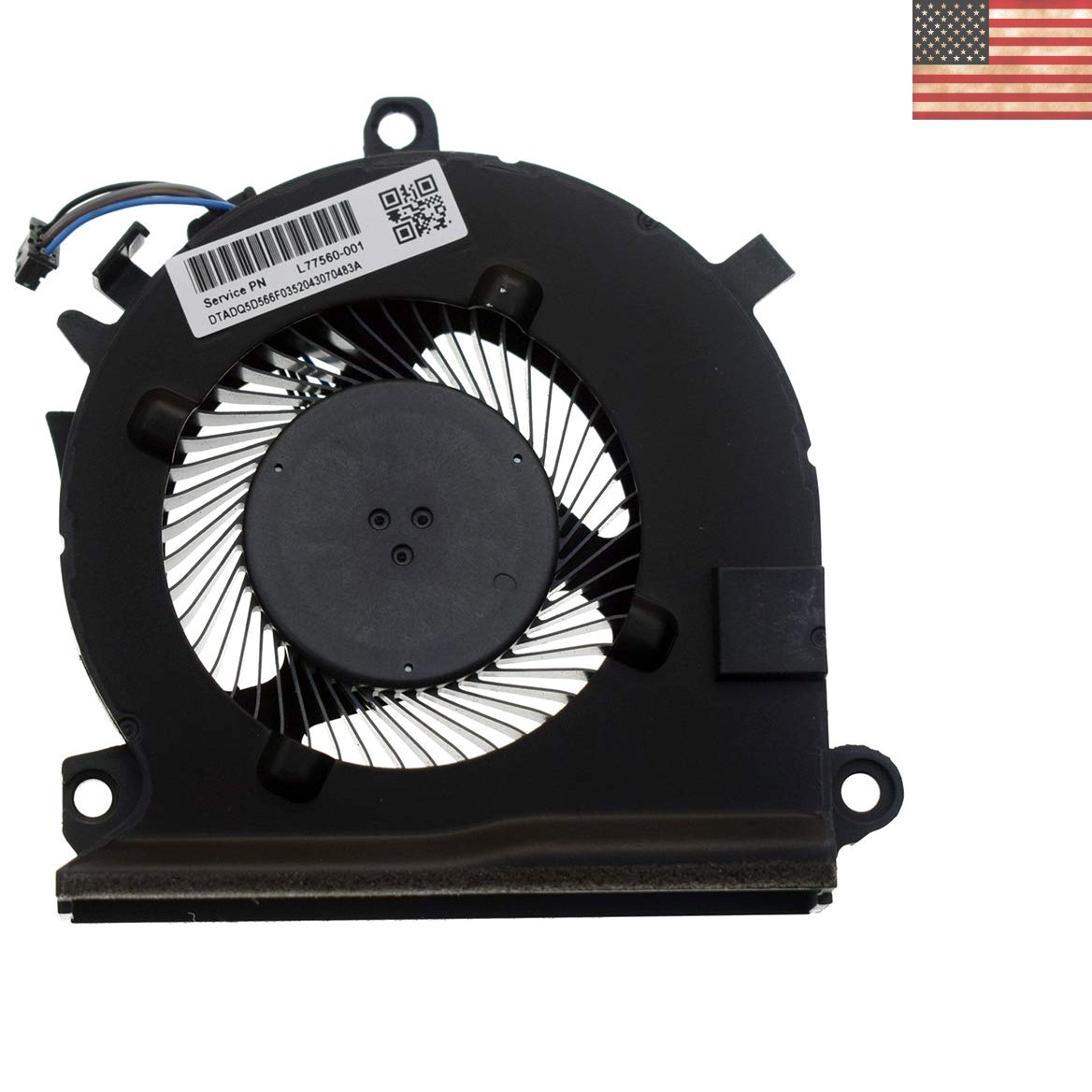 OEM Replacement Cooling Fan for HP Pavilion Gaming 16-A 15-EC Series Laptops