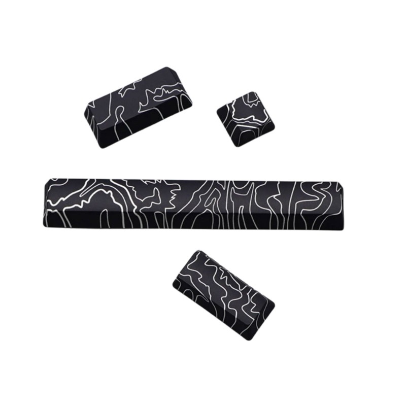 4-Key Keycaps Entre 6.25u Spacebar Keycap Replacement OEM Height PBT Sublimated