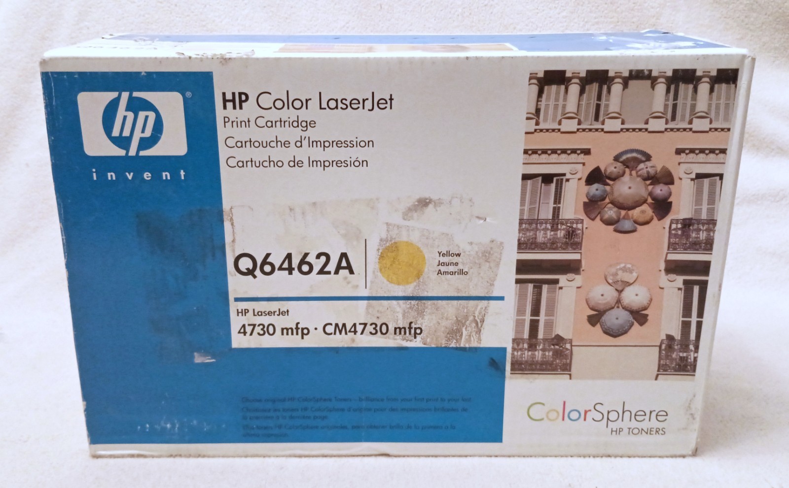 HP 644A Q6462A Yellow Color LaserJet Toner Cartridge 4730 CM4730