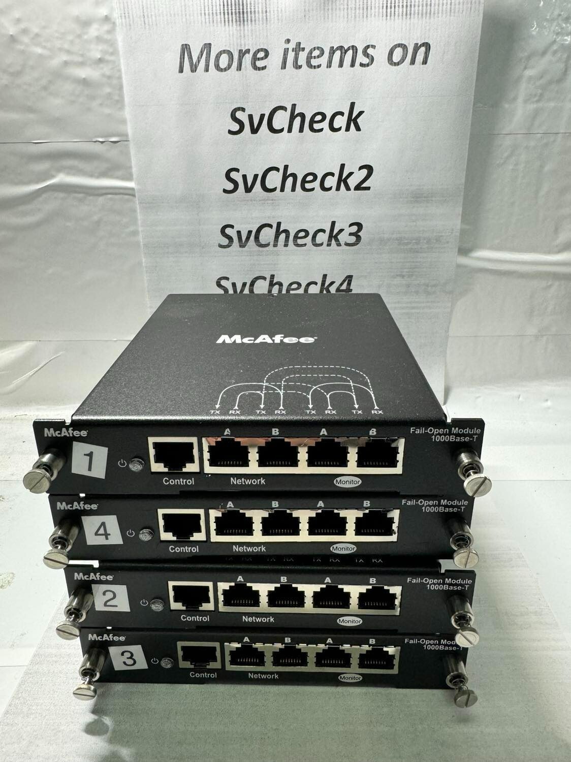 Mcafee Fail-Open Module 1000Base-T Ethernet Control Network Monitor