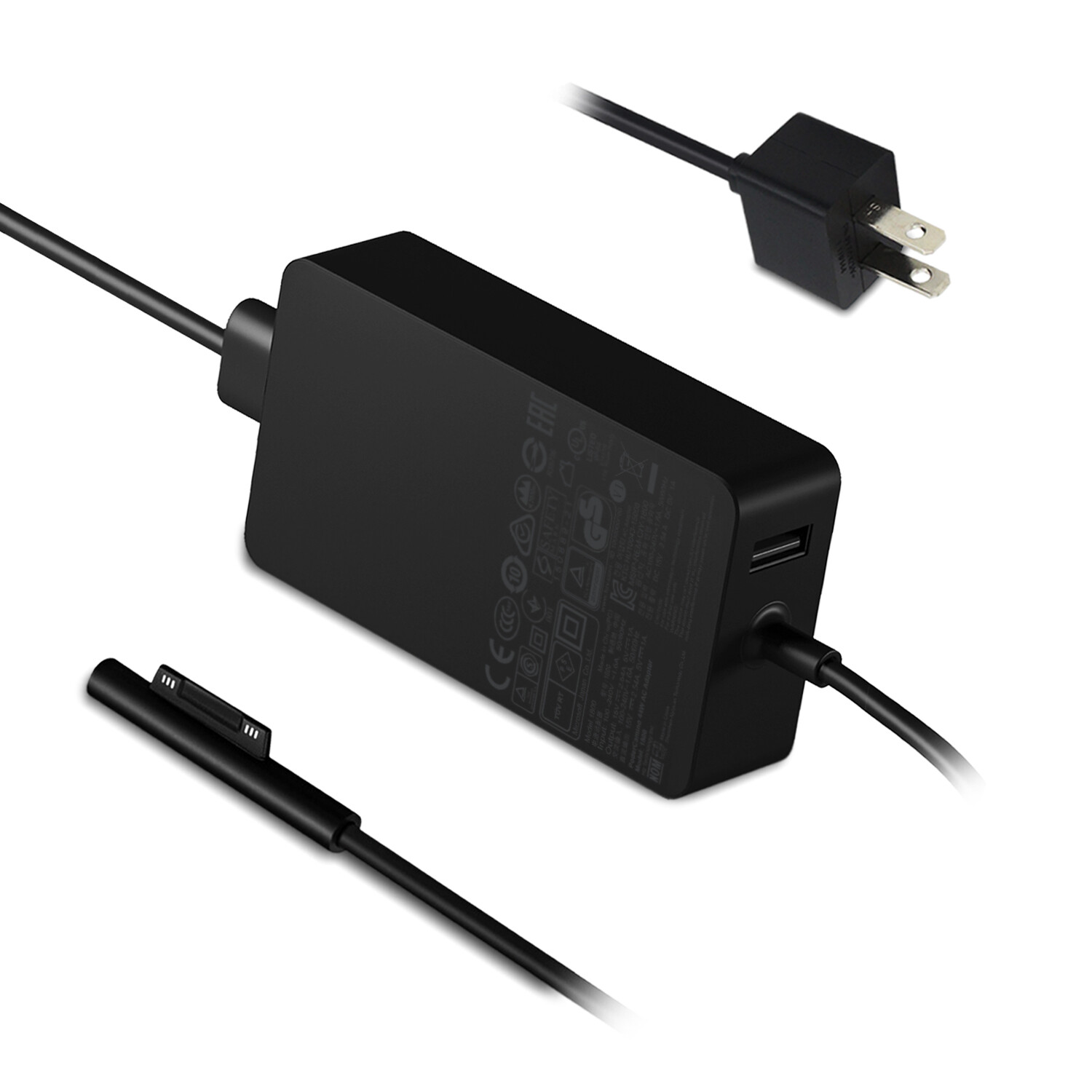 15V 65W Original Charger Power Adapter for Microsoft Surface Book Pro 7 6 5 4 3