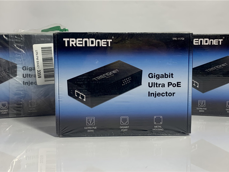 TRENDnet TPE 117GI PoE Injector Factory Sealed New Lot of 3