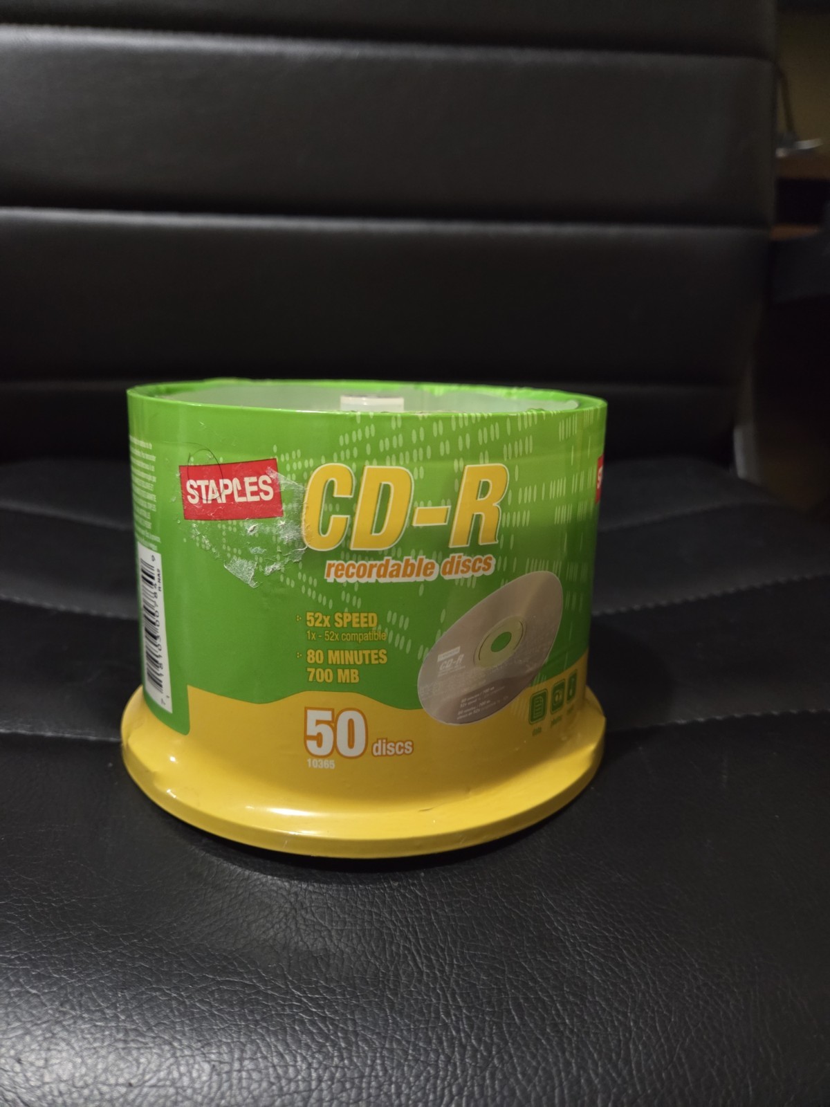 New 50 PACK CD-R Recordable Discs - 80 Min 700MB Capacity 52X Speed -New SEALED