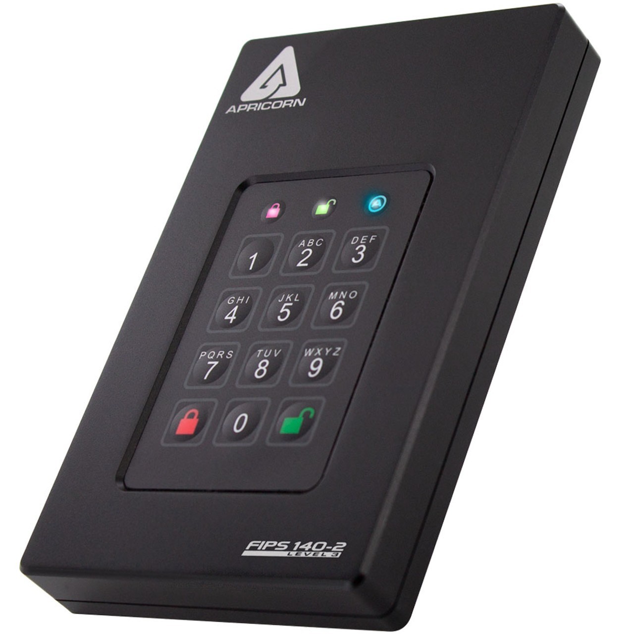 Apricorn 2TB SSD L3 AEGIS Fortress Secure 256-Bit Drive FBI CIA Standard