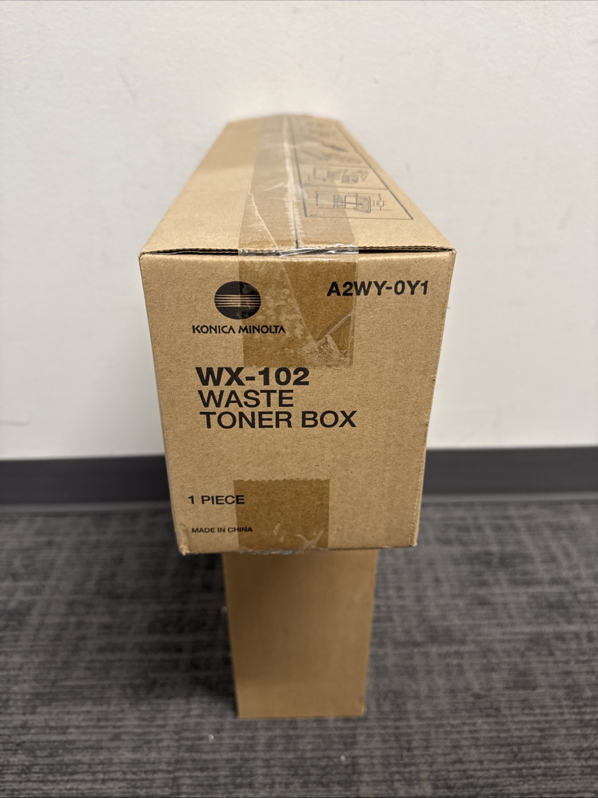 for Konica Minolta WX-102 Waste Toner Box Container, A2WY-WY7, NIB OEM