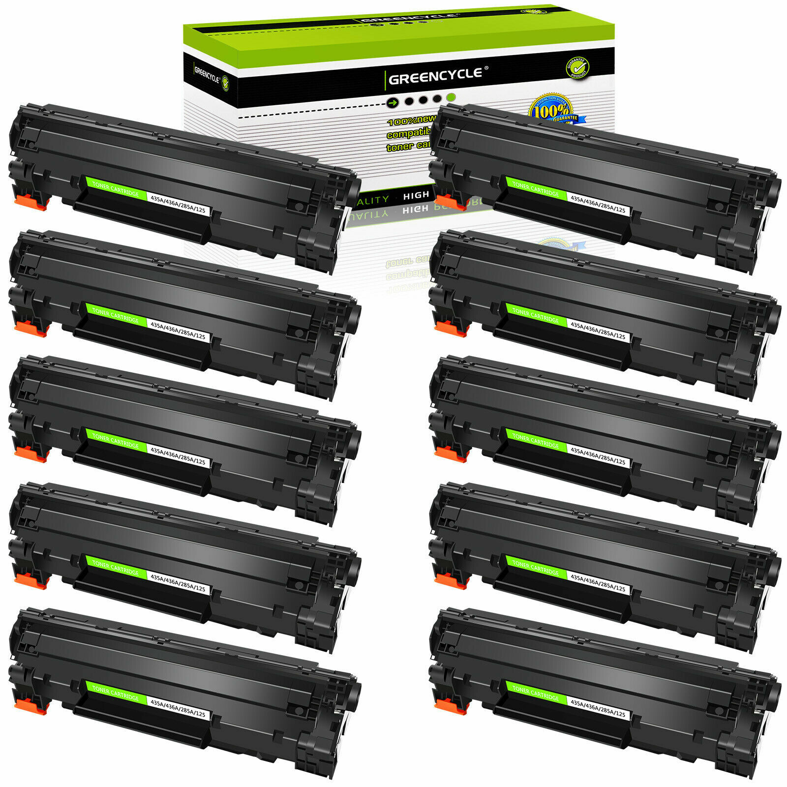 10PK CE285A 85A Toner Cartridge Compatible For HP LaserJet M1213nf M1214nfh