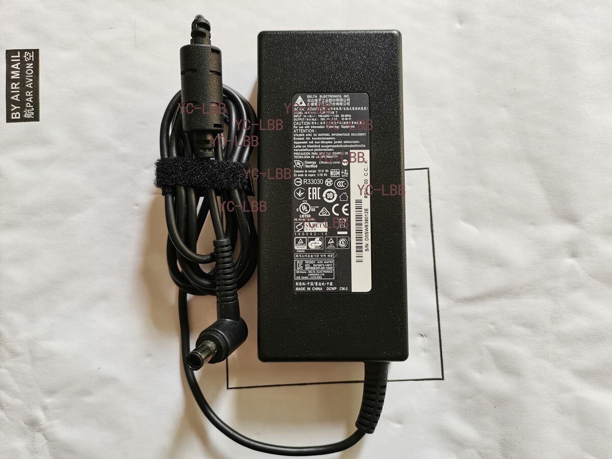 For MSI GL73 GL63 Series 7.4mm 135W Delta ADP-135KB T AC Adapter 100%Original