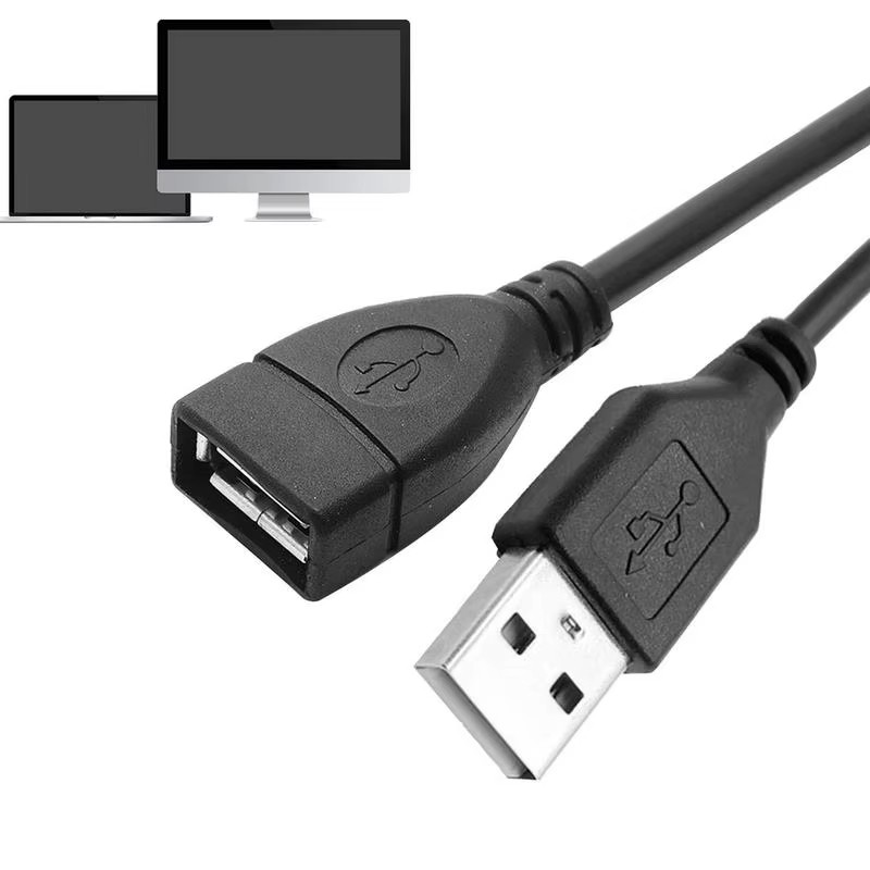 High-Speed USB-USB Extension Cable USB 2.0 Adapter Extender Cord Male/Female LOT