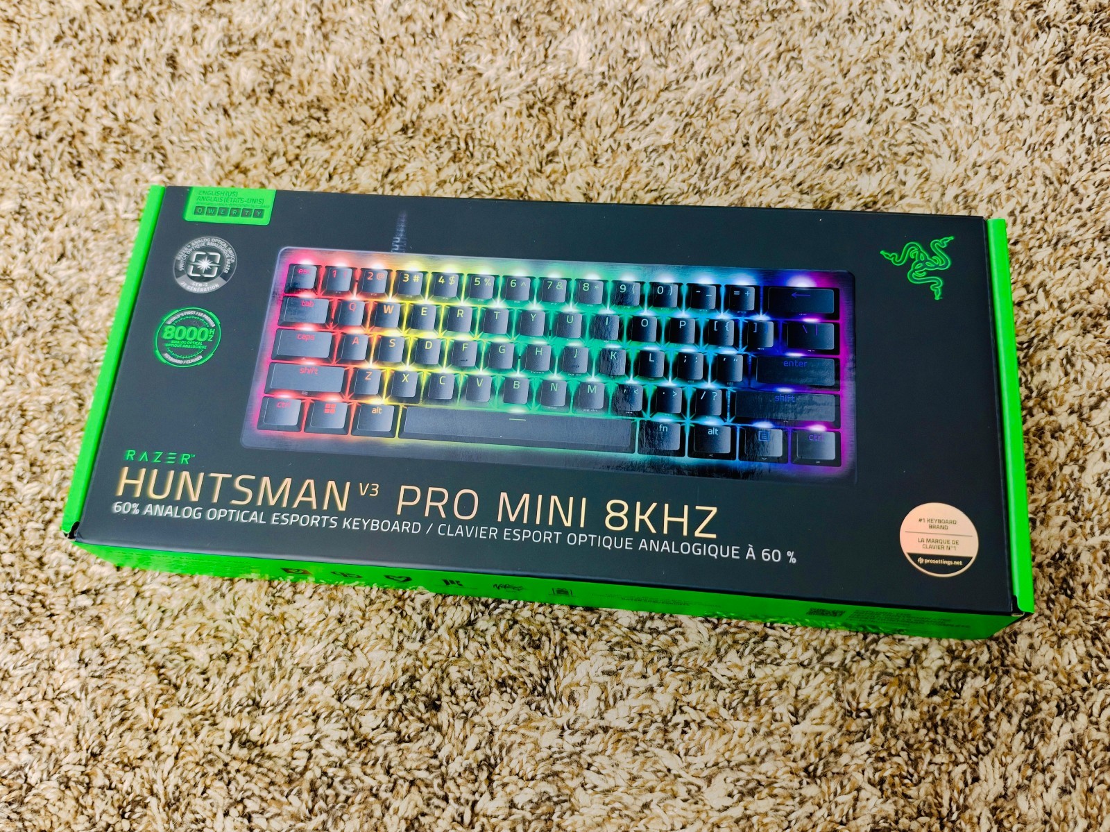 Razer Huntsman V3 Pro Mini 8KHZ Gaming Keyboard