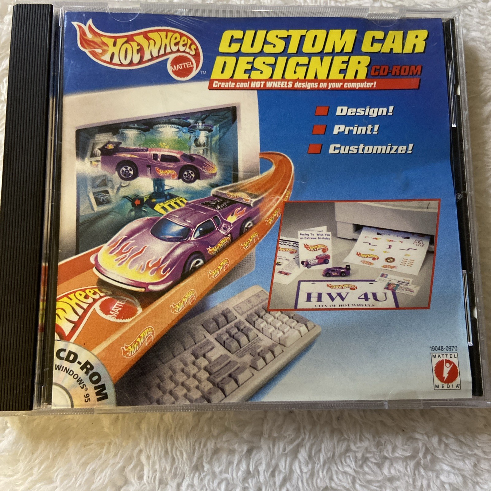 Hot Wheels Custom Car Designer CD-Rom 1997