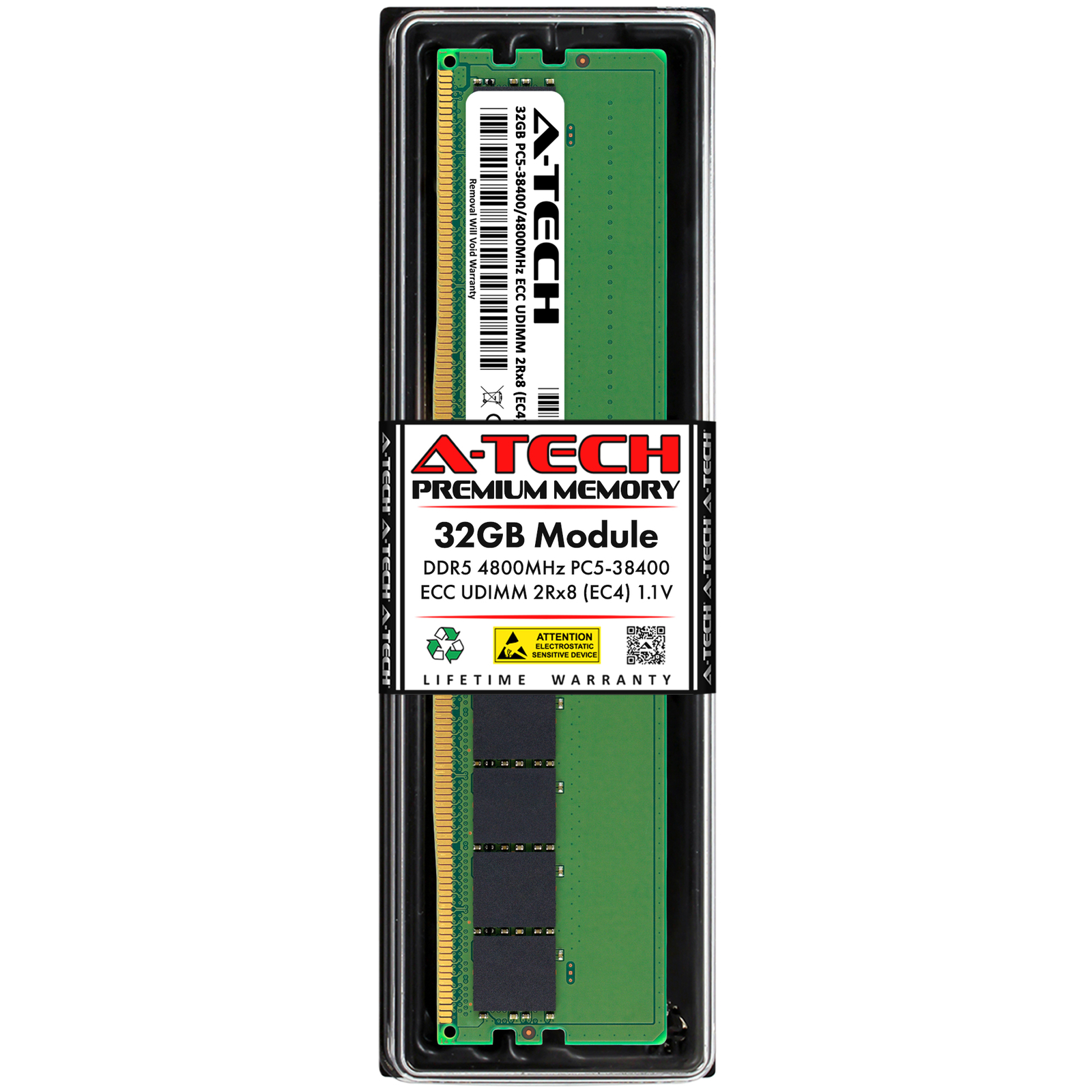 32GB PC5-38400 ECC UDIMM (Replacement for Micron MTC20C2085S1EC48BA1) Memory RAM