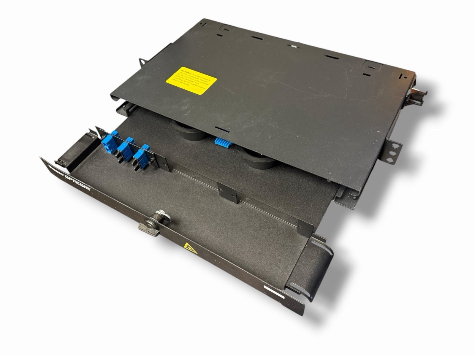 Panduit Opticom Fiber Enclosure FRME1 Rack Mount Patch Panel - TESTED