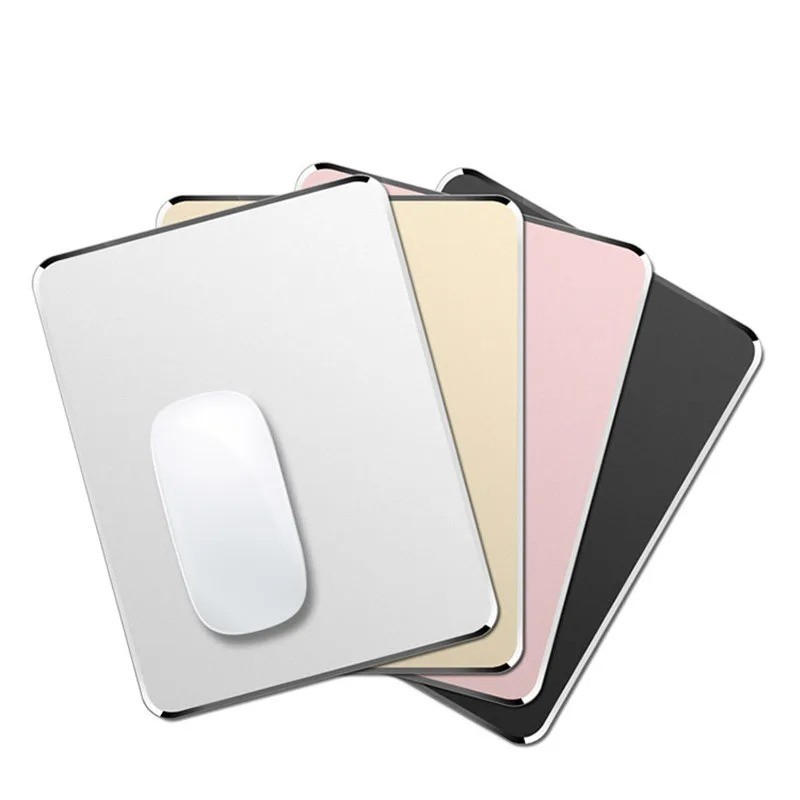 Aluminum Metal Mouse Pad Mat Smooth Magic Ultra Thin Double Side Mouse Mat
