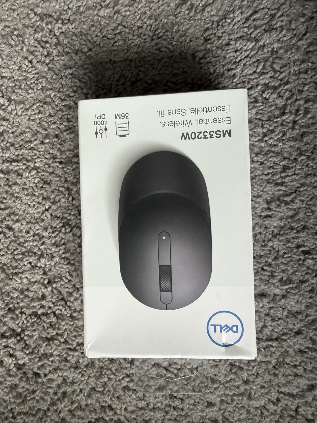 Dell MS3320W Mobile Wireless Mouse Black, USB