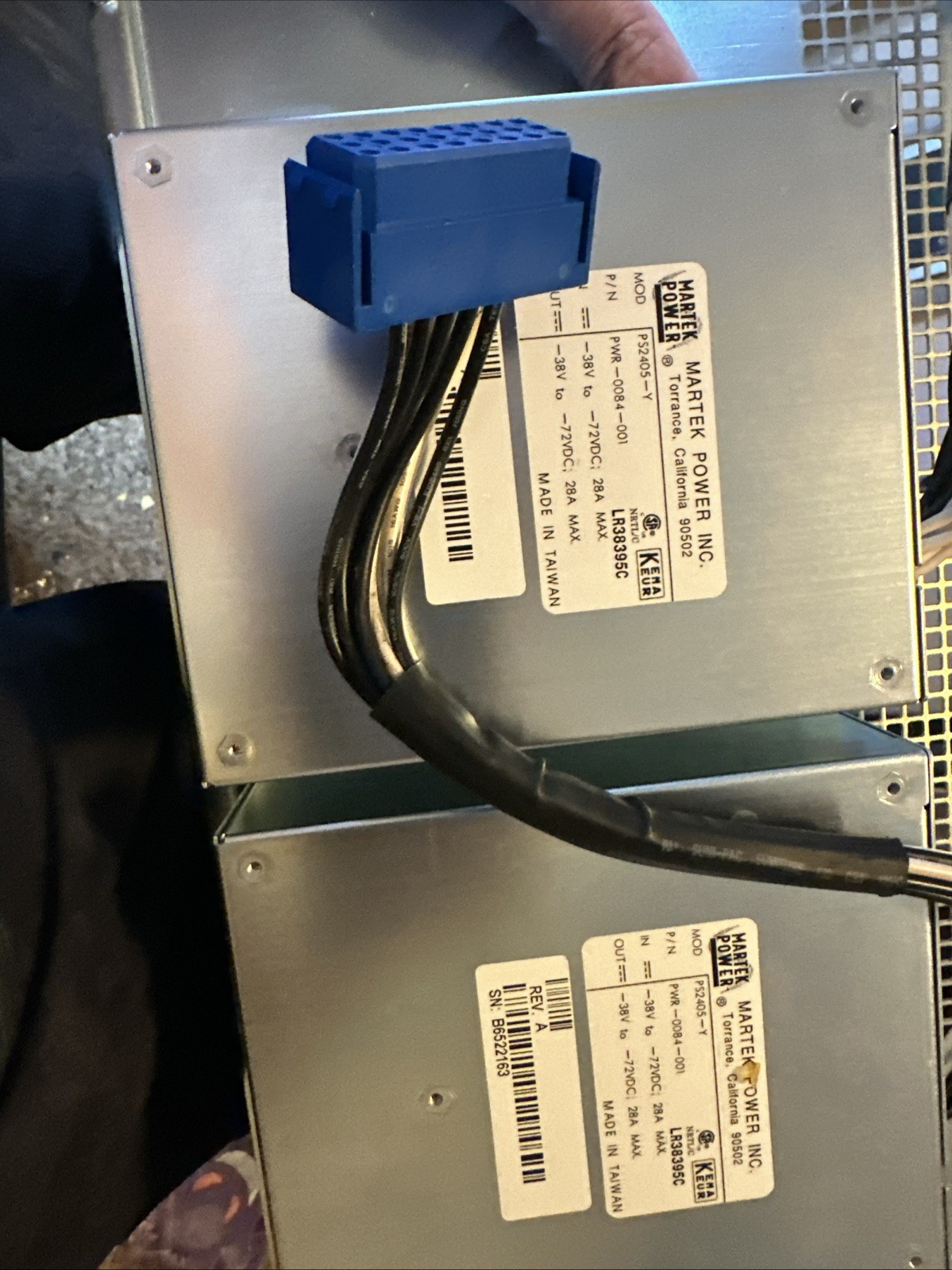 2-pack AC Power Supply 28A Max Model: PS2405-Y PWR-0084-001 Martek Power