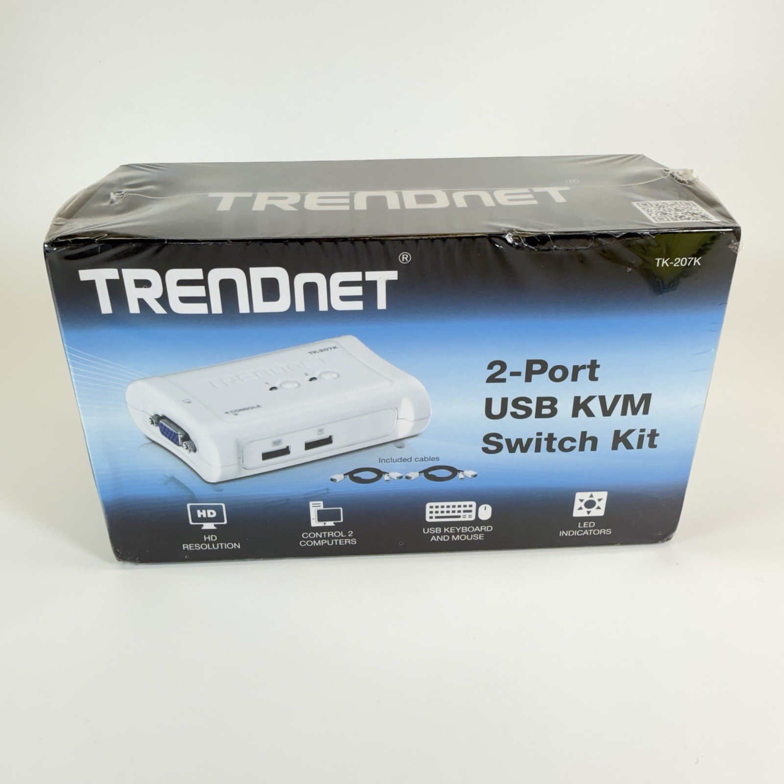 TRENDNET -Tk207, New Unopened, 2-port USB KVM Switch Cable Kit, for 2 Computers
