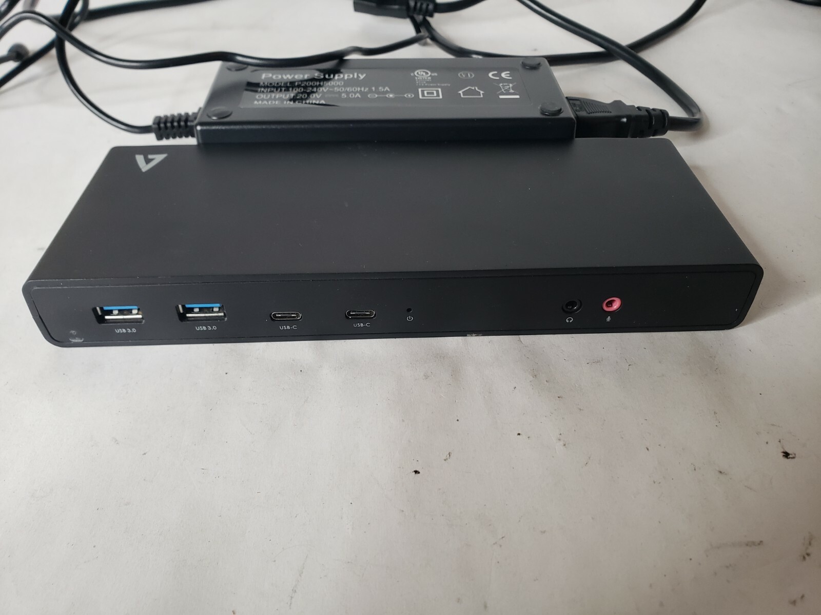 V7 Networking UCDDS-1N Universal Usb-c 4k Dock Dual Monitor Pd Charging