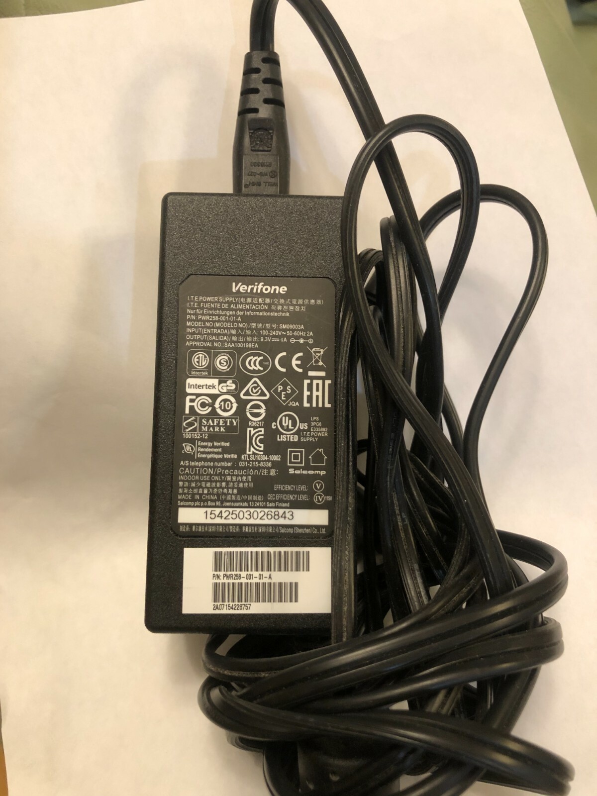 Verifone Power Adapterd for VX520, This For Big Order. Need Buy Two At Least For