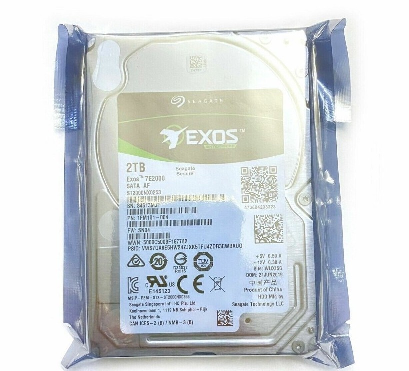 FOR Seagate ST2000NX0253 Exos 2TB 7E2000 SATA 6Gb/s 7200 RPM 2.5” Hard Drive HDD