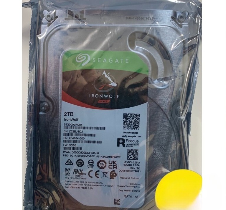 ST2000VN004 FOR Seagate IronWolf 5900RPM 2TB 3.5" NAS HDD Hard Disk Drive