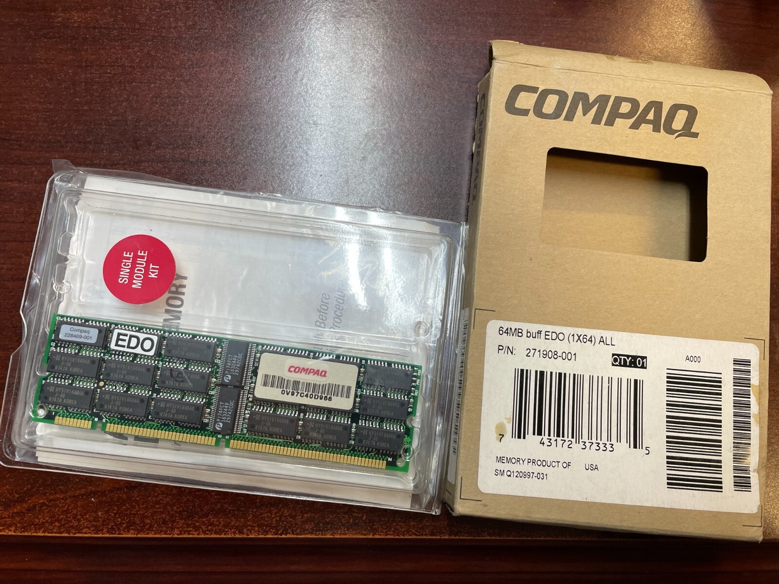 Compaq 228469-001 64MB EDO DIMM Server RAM Memory