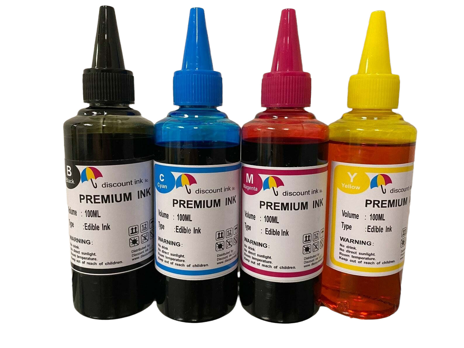 Edible Ink Refill Kit for Epson Canon Printers 400ml Ink Bottles set