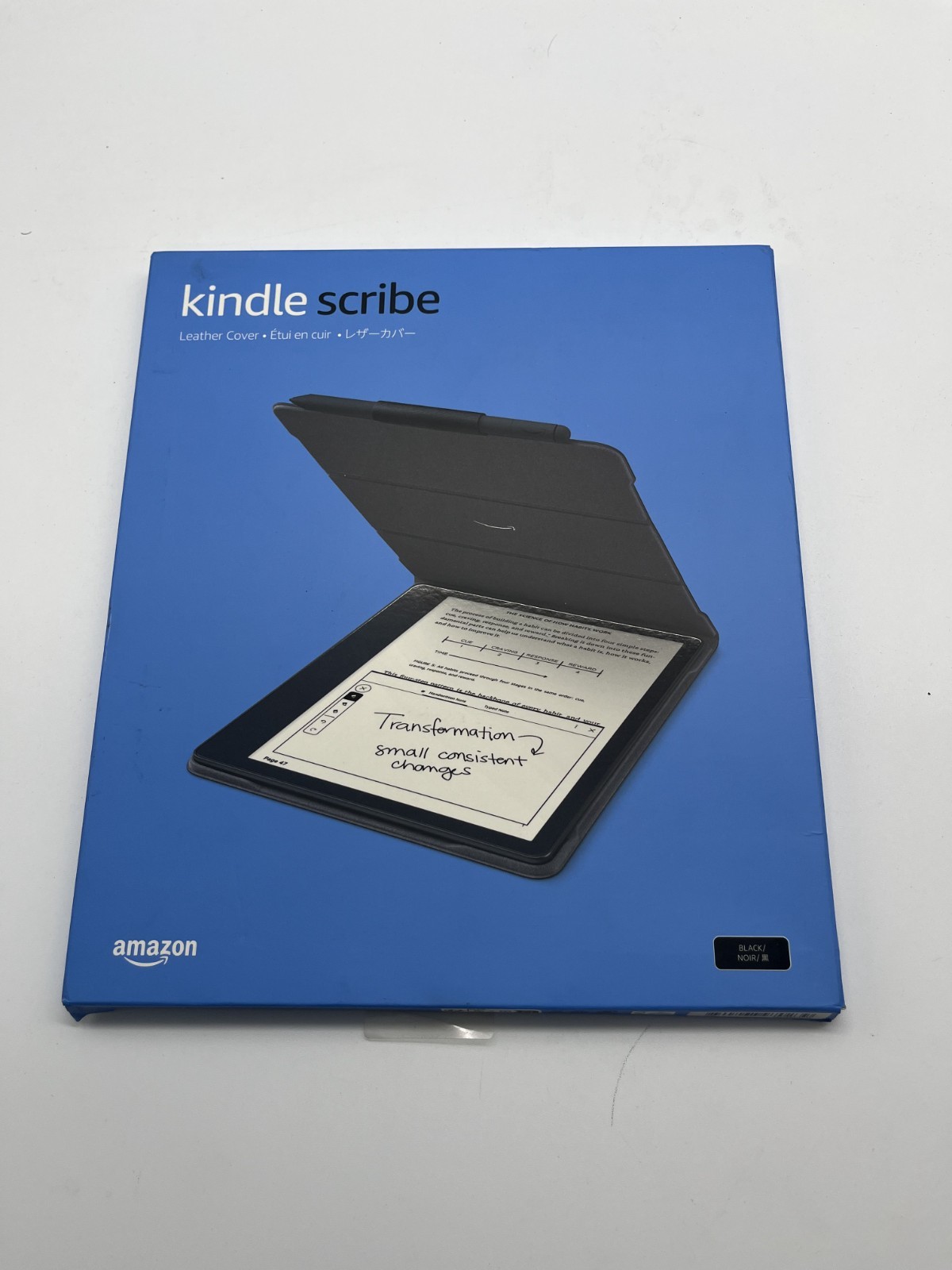 Amazon Kindle Scribe Folio Cover Magnetic Attach, Sleek Protective Case Leather