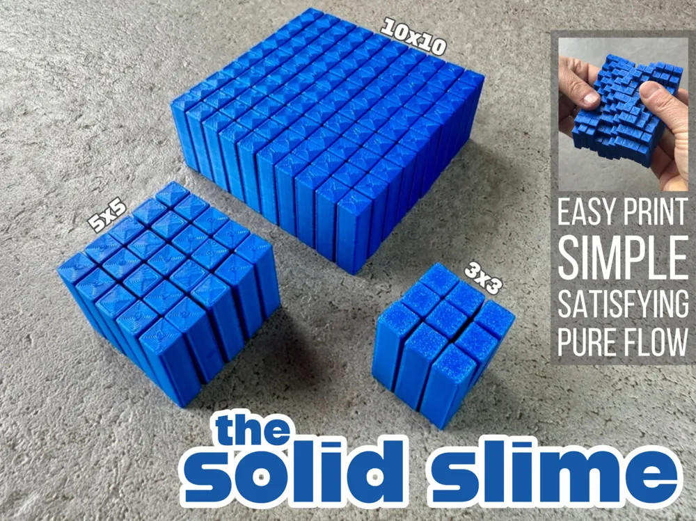 Solid Fidget Toy That Flows Like Slime
